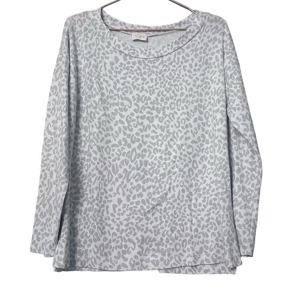 143 Story by Line up animal print lightweight sweatshirt size small - Picture 1 of 6